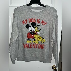 Disney Gray Mickey Mouse Sweatshirt